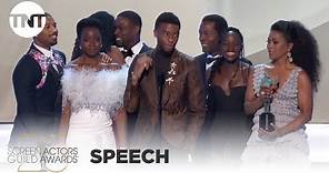 Black Panther: Award Acceptance Speech | 25th Annual SAG Awards | TNT