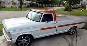 Restored 1971 Ford truck for sale. Arlington Texas Longhorns