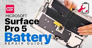 Microsoft Surface Pro 5 2017 Battery Replacement 1796