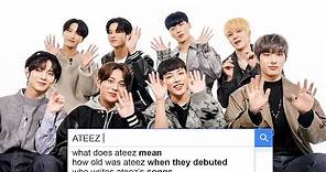 ATEEZ Answer the Web's Most Searched Questions | WIRED