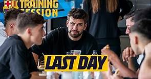 PIQUÉ'S LAST DAY AT BARÇA. FIRST TEAM HAVE FAREWELL LUNCH BEFORE WORLD CUP 🔵🔴