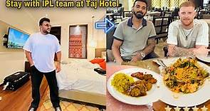 My luxurious stay at Taj Mahal Hotel Lucknow with IPL team || Delicious 5star food ||