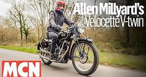 Allen Millyard's home-made Velocette V-twin | MCN | Motorcyclenews.com
