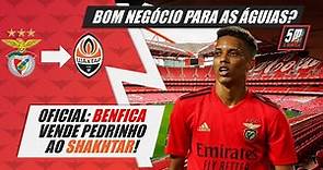 🚨 OFICIAL: Benfica vende Pedrinho ao Shakhtar por 18 milhões! 🚨
