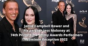 Jamie Bower & his gf Jess Moloney at the 74th Primetime Emmy Awards Performers Nominee Reception2022