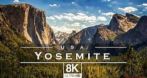 Yosemite National Park - California, USA 🇺🇸 - by drone in 8K UHD
