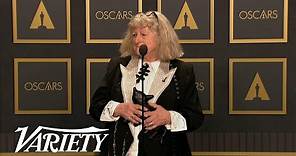 ‘Cruella’ Costume Designer Jenny Beavan Full Backstage Oscars Speech