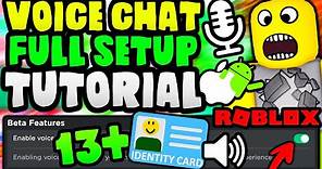 ROBLOX VOICE CHAT FULL SETUP TUTORIAL! HOW TO SETUP FAST & EASY!