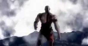 Plantilla de kratos tirándose al vacío (con past lives de fondo)