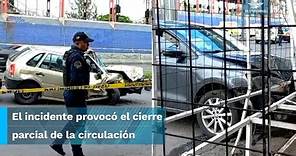 ¡Trágica mañana! Choque en Calzada Ignacio Zaragoza deja un muerto y dos heridos