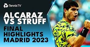 Carlos Alcaraz vs Jan-Lennard Struff For The Title 🏆 | Madrid 2023 Final Highlights