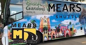 Mears Transportation Busch Gardens Tampa Bay Exclusive Shuttle