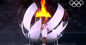 🔥 Naomi Osaka Lights The Olympic Cauldron | Tokyo 2020 Opening Ceremony | #Tokyo2020 Highlights