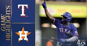 Rangers vs. Astros ALCS Game 6 Highlights (10/22/23) | MLB Highlights