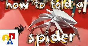 How To Fold The Coolest Origami Spider Ever!