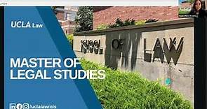 UCLA Law: The M.L.S. Update | Master of Legal Studies 2024-25 (September 25, 2023)
