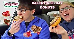 NEW Valentine's Day KRISPY KREME Doughnuts