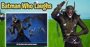 The Batman Who Laughs Skin Gameplay + Review in Fortnite (Joker Outfit)