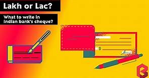 How To Write One Lakh On Cheque | Which One Is Correct Lakh Or Lac?