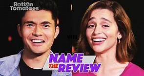 ‘Last Christmas’ Stars Emilia Clarke and Henry Golding Play Name the Review: Christmas Edition