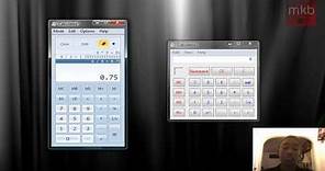 HD Tutorial: Windows 7 Calculator