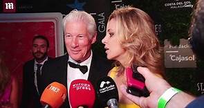 Richard Gere and wife Alejandra Silva attend gala in Spain