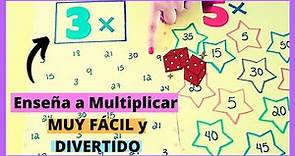 🎲 Juego DIVERTIDO para APRENDER a MULTIPLICAR 🏅 Actividad para Trabajar la Multiplicación
