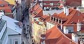 Prague from another point of view 🥰🔹 The Powder Tower is 65 m high.🔹 The spiral staircase is made of 186 stone steps (no elevator inside)🔹 The observation gallery of the Powder Tower is situated 44 metres above ground.📍Powder Tower, Na Příkopě / náměstí Republiky 5, Prague 1.⏰ Opening hoursJanuary – March, October - November 10.00 – 18.00April – May 10.00 – 19.00June – September 09.00 – 20.30December 10.00 – 19.30🎟️ Entrance fee - basic 190 czk, reduced 130 czk, family 380 czk💳 Pay by car