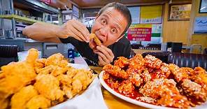 Extra Crispy Fried Chicken!! 🍗 STREET FOOD KOREA + My New Favorite Korean Food!