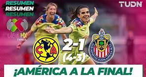 Resumen y goles | América (4) 2-1 (3) Chivas | Liga MX Femenil - Semis | TUDN