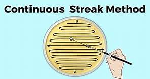 continuous streak plate method | part 5