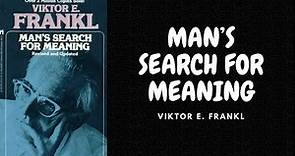 MAN's SEARCH FOR MEANING FULL AUDIOBOOK