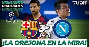 Highlights | Barcelona 3(4)-(2)1 Nápoli | Champions League 2020 - 8vos final | TUDN
