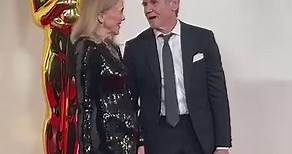 Catherine O’Hara and husband Bo Welch arrive to the #Oscars. | WWD