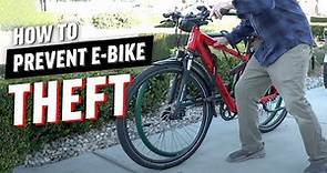 Juiced Bikes: How to Protect Your E-Bike from Theft