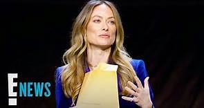Olivia Wilde SERVED With Custody Papers While Onstage | E! News