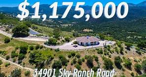 34901 Sky Ranch Road - Mountain View home for Sale in Carmel Valley