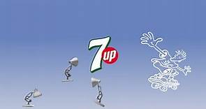 Three Luxo Lamps Spoof 7UP Logo | Classic