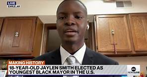 18-year-old makes history as youngest Black mayor in the US