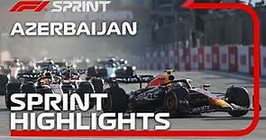 F1 Sprint Highlights | 2023 Azerbaijan Grand Prix
