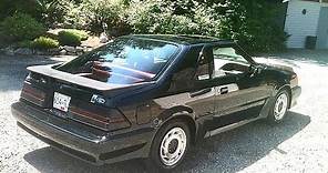 1988.5 Ford Escort EXP 1.9L CFI 2 Door, 2 or 5 seater coupe.