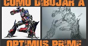 Aprende a dibujar a Optimus Prime de transformer muy fácil