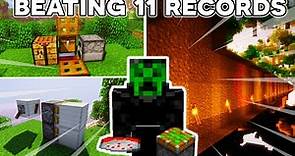 How I Beat 11 WORLD RECORDS in 11 Minutes...