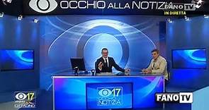 Scossa di terremoto in diretta TV (FanoTV 26/10/2016)
