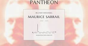 Maurice Sarrail Biography - French general of the First World War