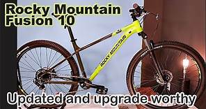 2022 Rocky Mountain Fusion 10 - a walk around, description, details of this hardtail mountain bike