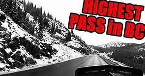 Highest Mountain Pass in British Columbia