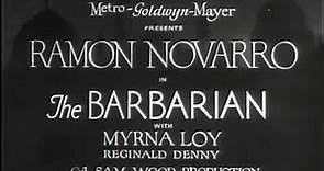 The Barbarian (1933) | Full Movie | Myrna Loy, Ramon Novarro