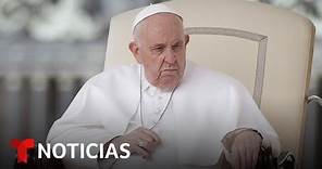 El papa Francisco estará hospitalizado varios días | Noticias Telemundo