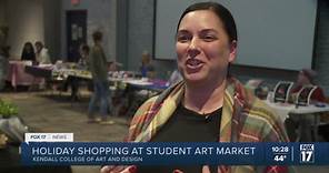 Kendall College of Arts and Design students hold Student Art Market